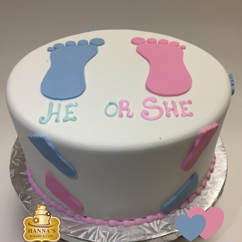 Gender Reveal Cakes | Hannas Bakery and Cafe